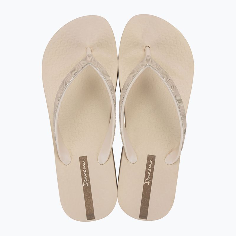 Șlapi pentru femei Ipanema Mesh X Plat beige/beige/brown 2