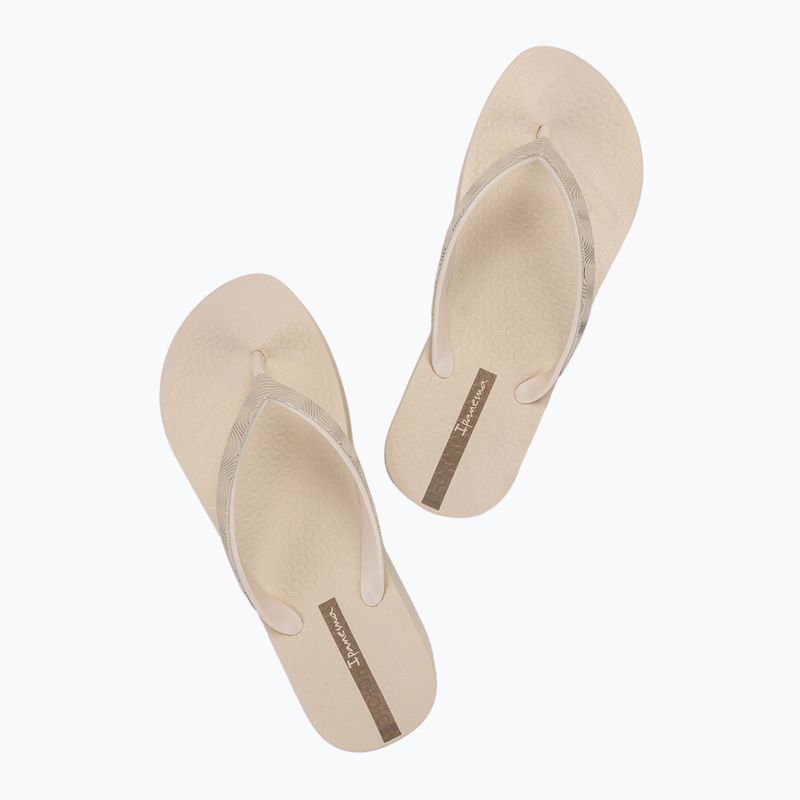 Flip flopi Ipanema Mesh X Plat pentru femei bej/bej/maro 3