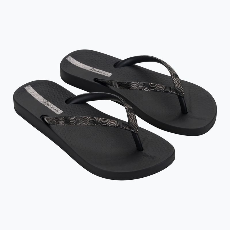 Șlapi pentru femei Ipanema Mesh IX black/black/dark grey