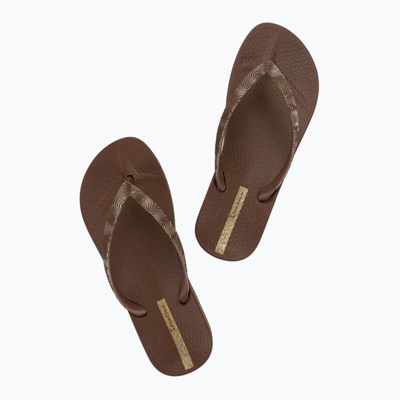 Șlapi pentru femei Ipanema Mesh IX brown/brown/Gold 3