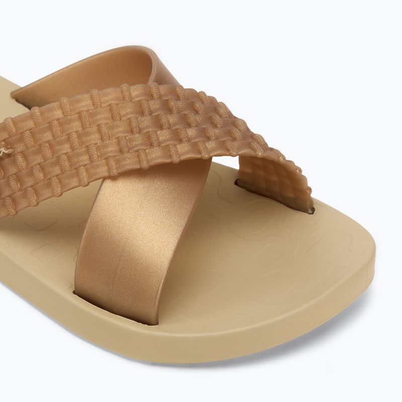 Papuci pentru femei Ipanema Sense Slide beige/gold 7
