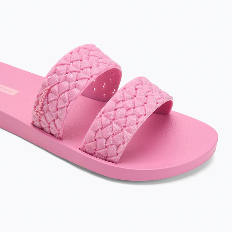Papuci pentru femei Ipanema Renda II pink/pink/glitter pink 7