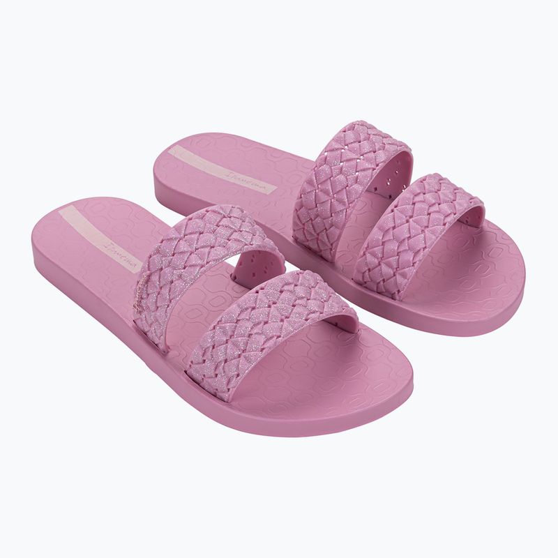 Papuci pentru femei Ipanema Renda II pink/pink/glitter pink 8