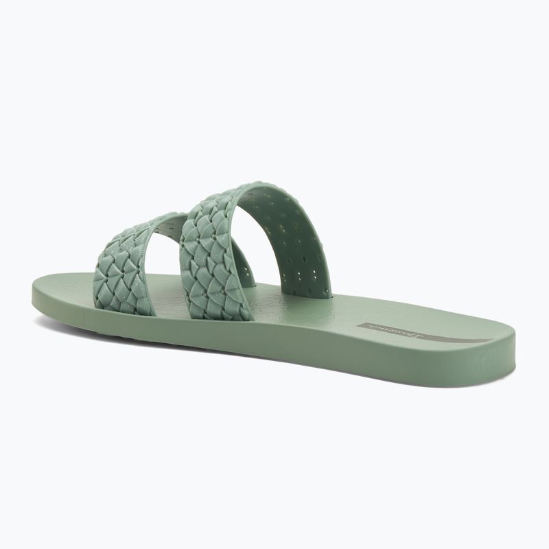 Papuci pentru femei Ipanema Renda II green/green/glitter green 2