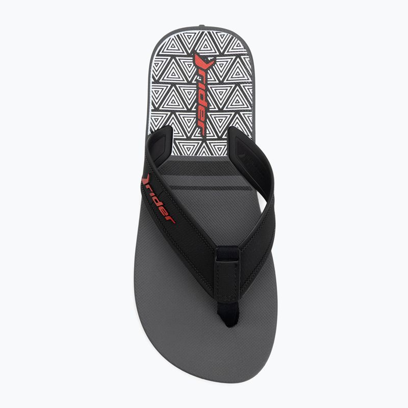 Șlapi pentru bărbați RIDER Impulse Graphic dark grey/black/red 5