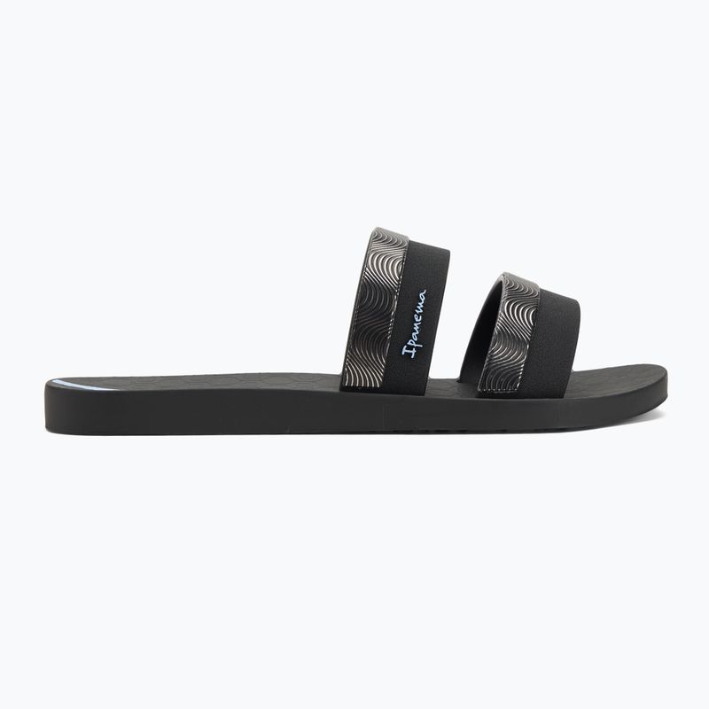 Papuci pentru femei Ipanema Mesh Slide black/blue 2