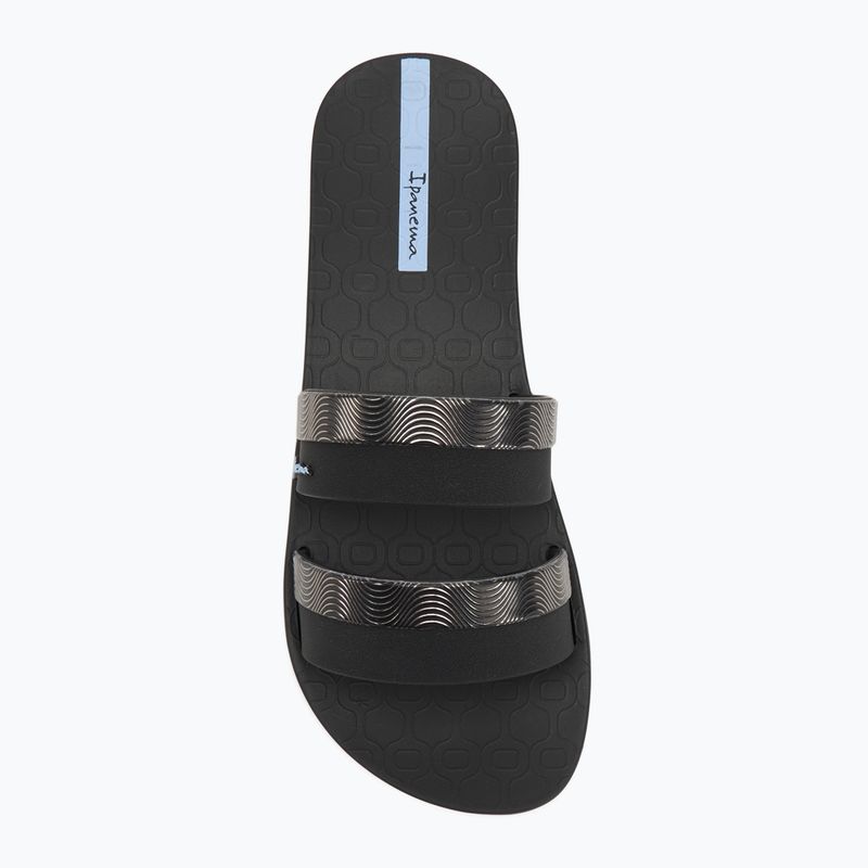 Papuci pentru femei Ipanema Mesh Slide black/blue 5