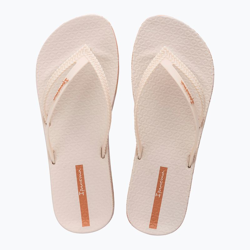 Flip flops pentru femei Ipanema Bossa Soft V bej/bej deschis 2