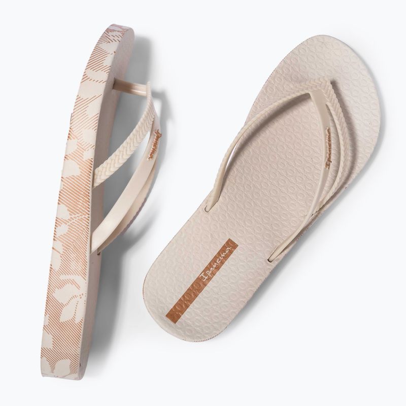 Flip flops pentru femei Ipanema Bossa Soft V bej/bej deschis 3