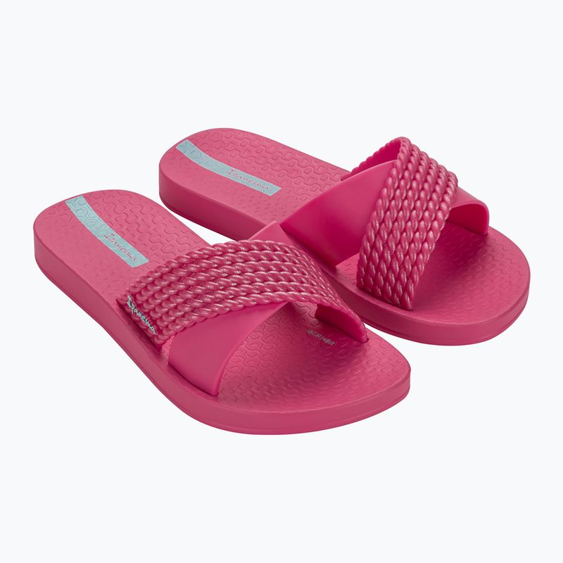 Ipanema Street Kids flip-flops roz/roz închis/verde