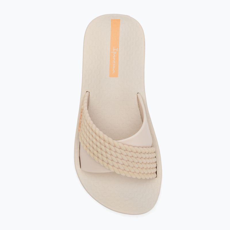 Papuci pentru copii Ipanema Street Kids beige/beige/orange 5