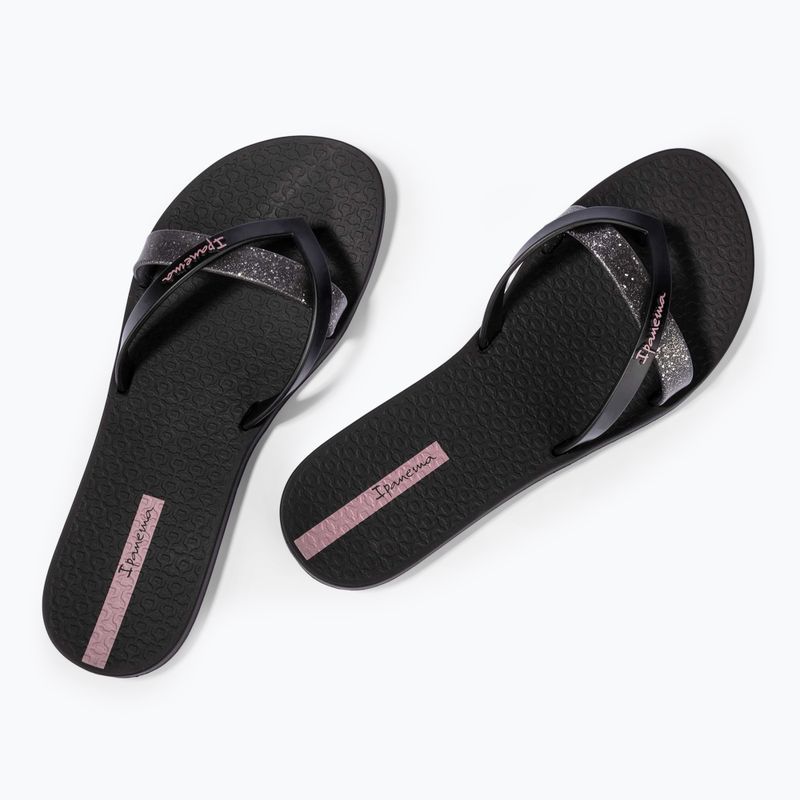 Șlapi pentru femei Ipanema Kirei Chic black/glitter/purple 3