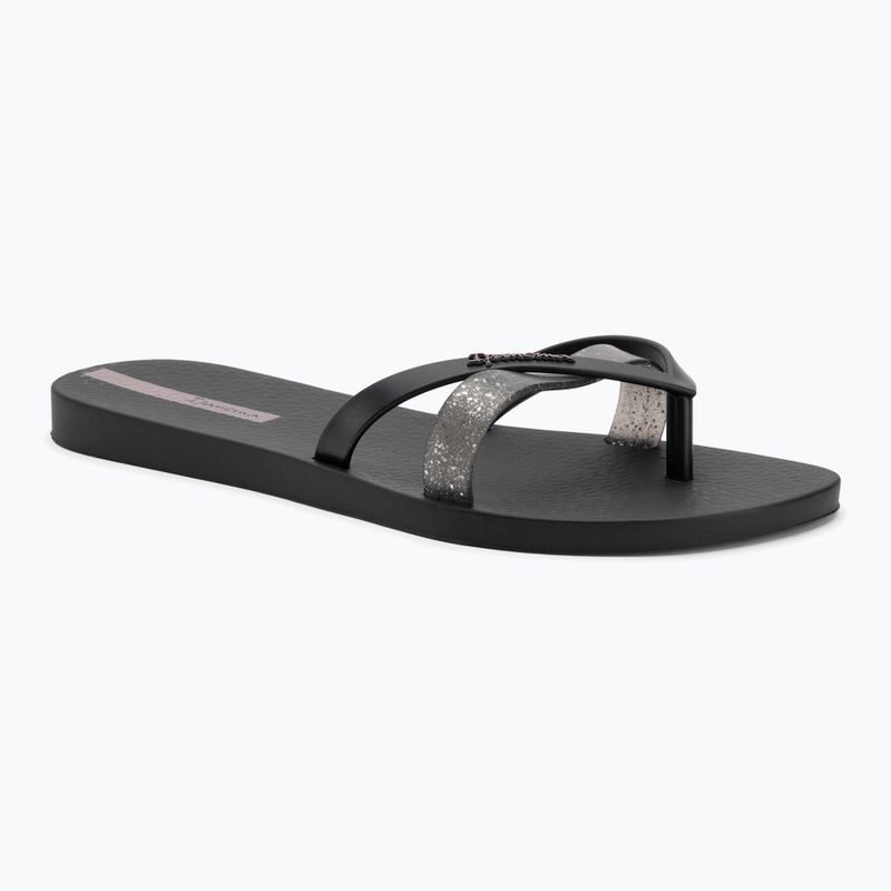 Șlapi pentru femei Ipanema Kirei Chic black/glitter/purple