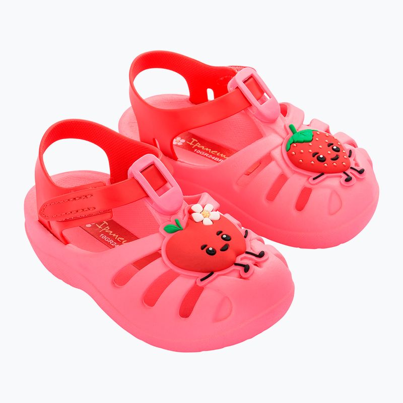 Sandale Ipanema Summer XIV Baby roz închis/roșu