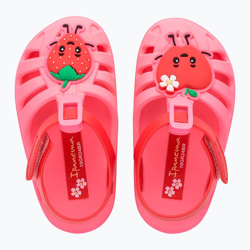 Sandale Ipanema Summer XIV Baby roz închis/roșu 2