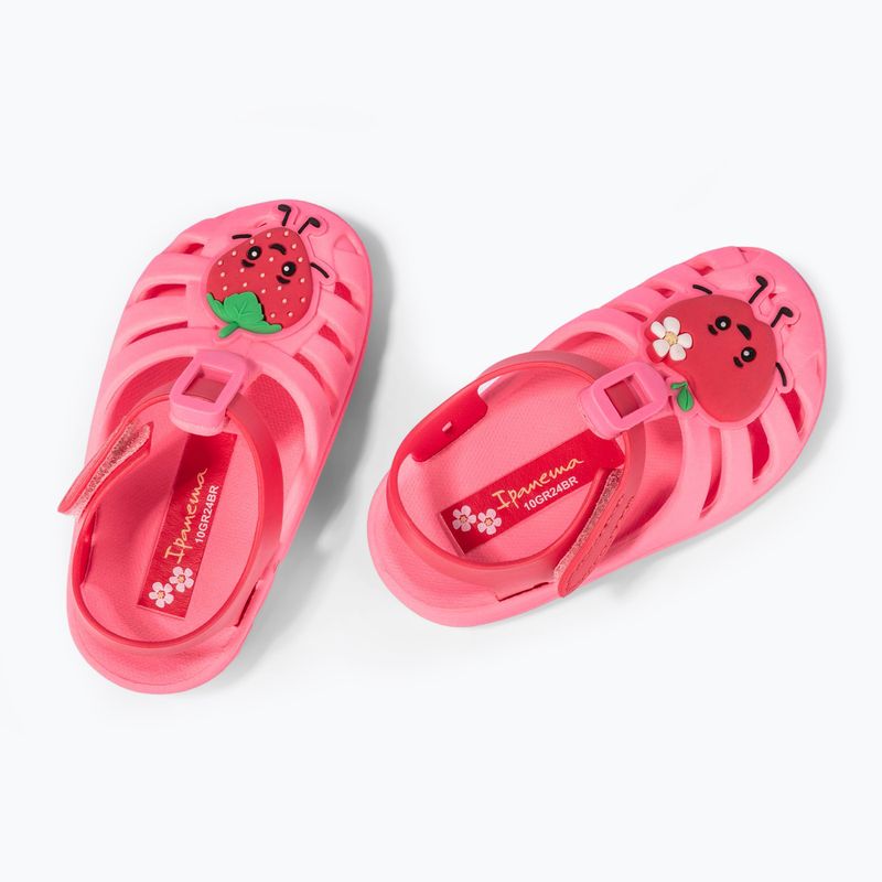 Sandale pentru copii Ipanema Summer XIV Baby dark pink/red 3
