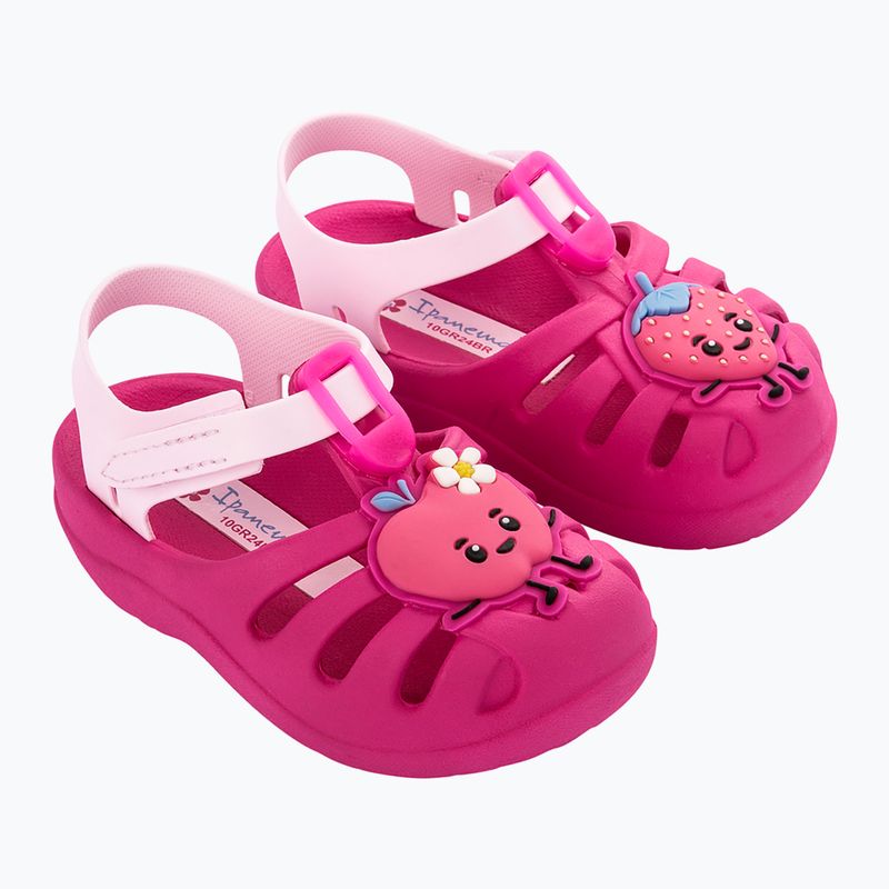 Sandale pentru copii Ipanema Summer XIV Baby dark pink/light pink