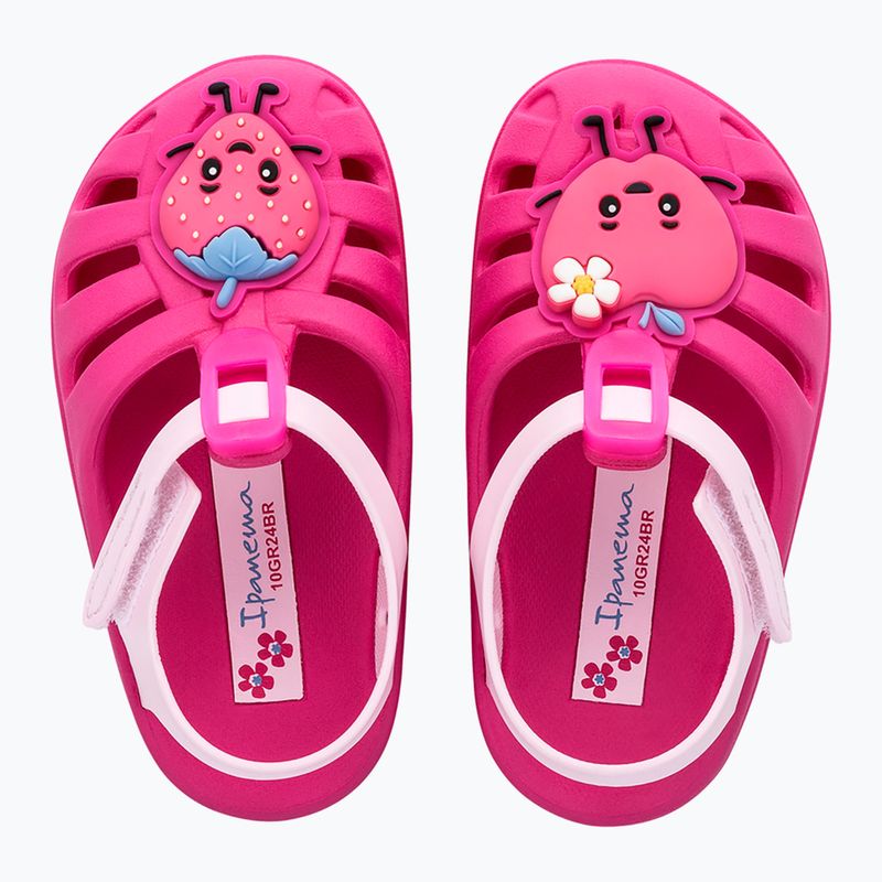 Sandale pentru copii Ipanema Summer XIV Baby dark pink/light pink 2