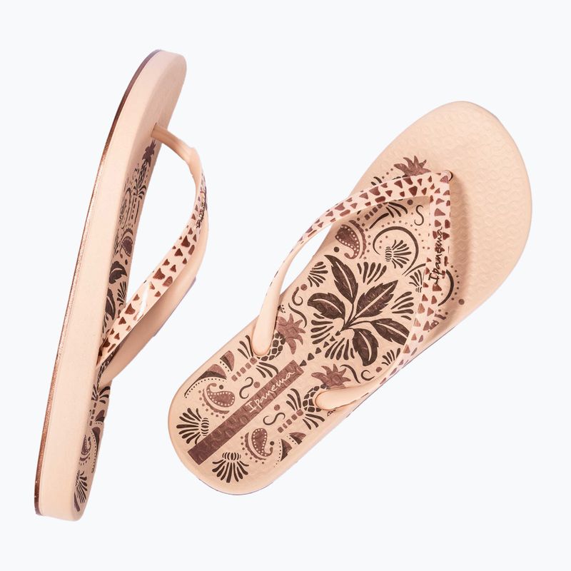 Șlapi pentru femei Ipanema Anat Nature VIII beige/beige/brown 3