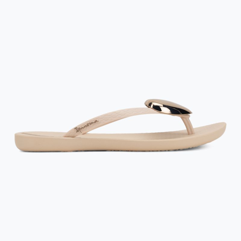 Șlapi pentru femei Ipanema Maxi Fashion beige/gold 2