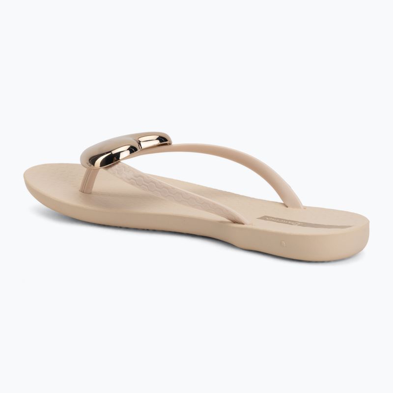Șlapi pentru femei Ipanema Maxi Fashion beige/gold 3