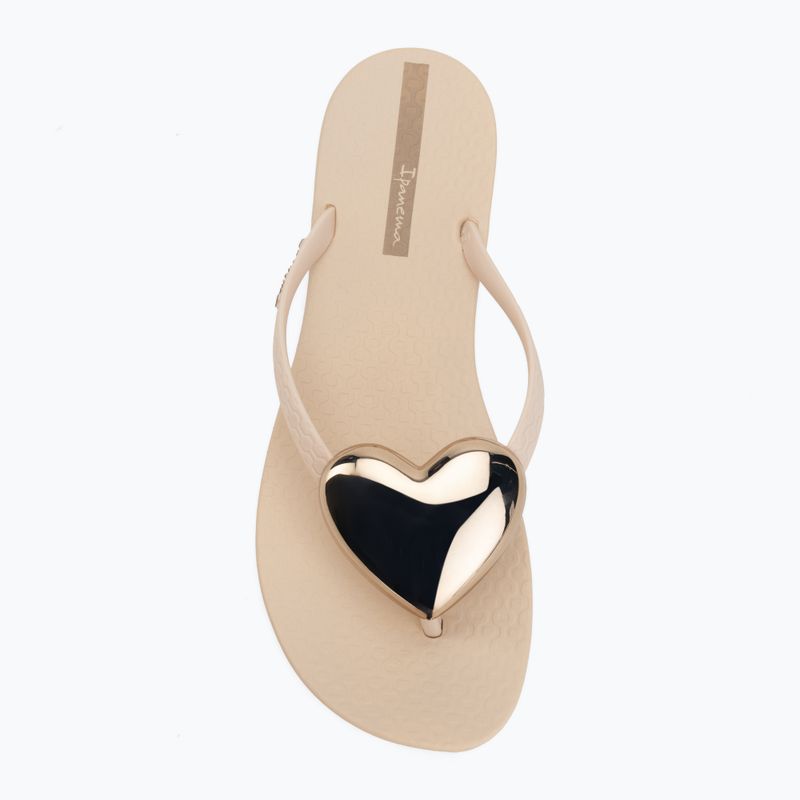 Șlapi pentru femei Ipanema Maxi Fashion beige/gold 5