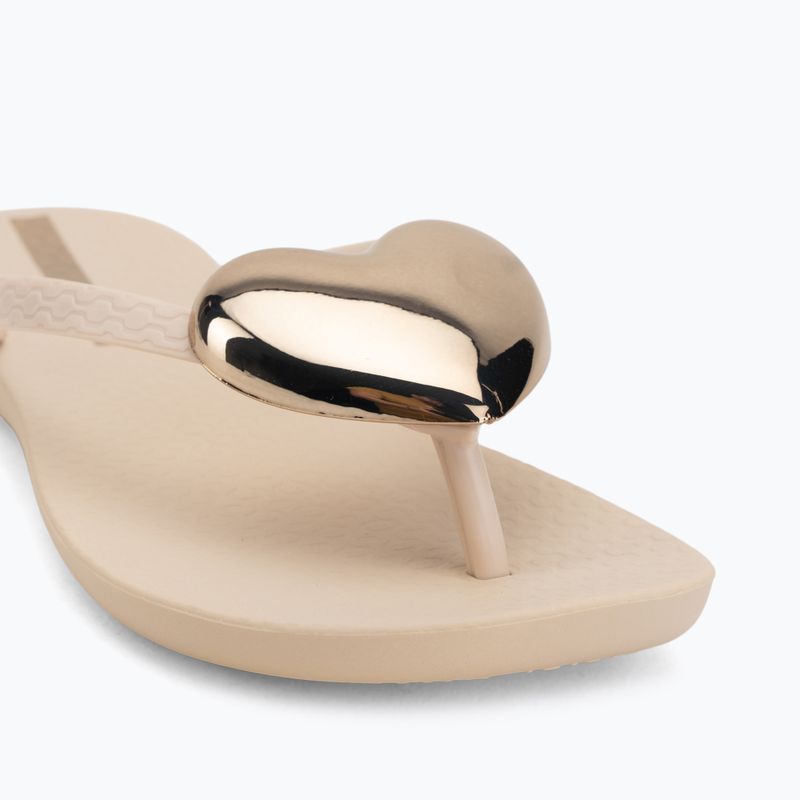 Șlapi pentru femei Ipanema Maxi Fashion beige/gold 7