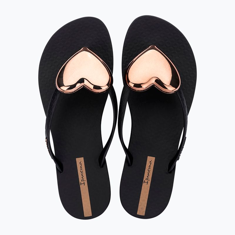 Șlapi pentru femei Ipanema Maxi Fashion black/bronze 2
