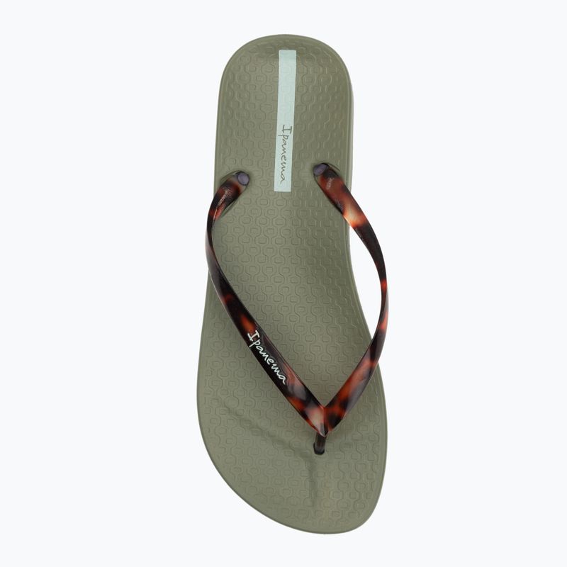 Șlapi pentru femei Ipanema Anat Connect II green/clear 5