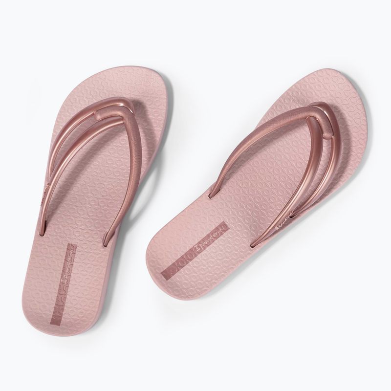 Șlapi pentru femei Ipanema Comfy pink/metallic pink 3