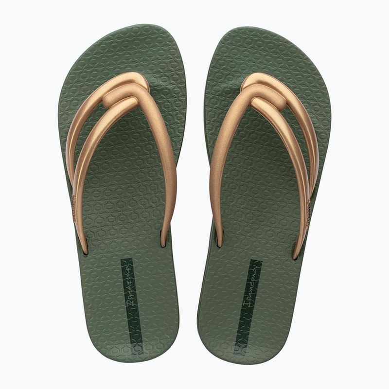 Șlapi pentru femei Ipanema Comfy green/gold 2