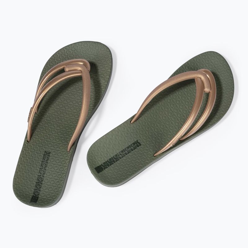 Șlapi pentru femei Ipanema Comfy green/gold 3