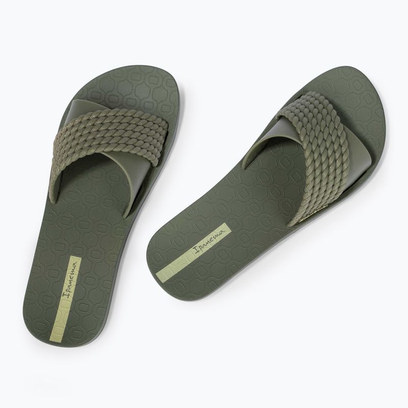 Papuci pentru femei Ipanema Street II dark green /green 3