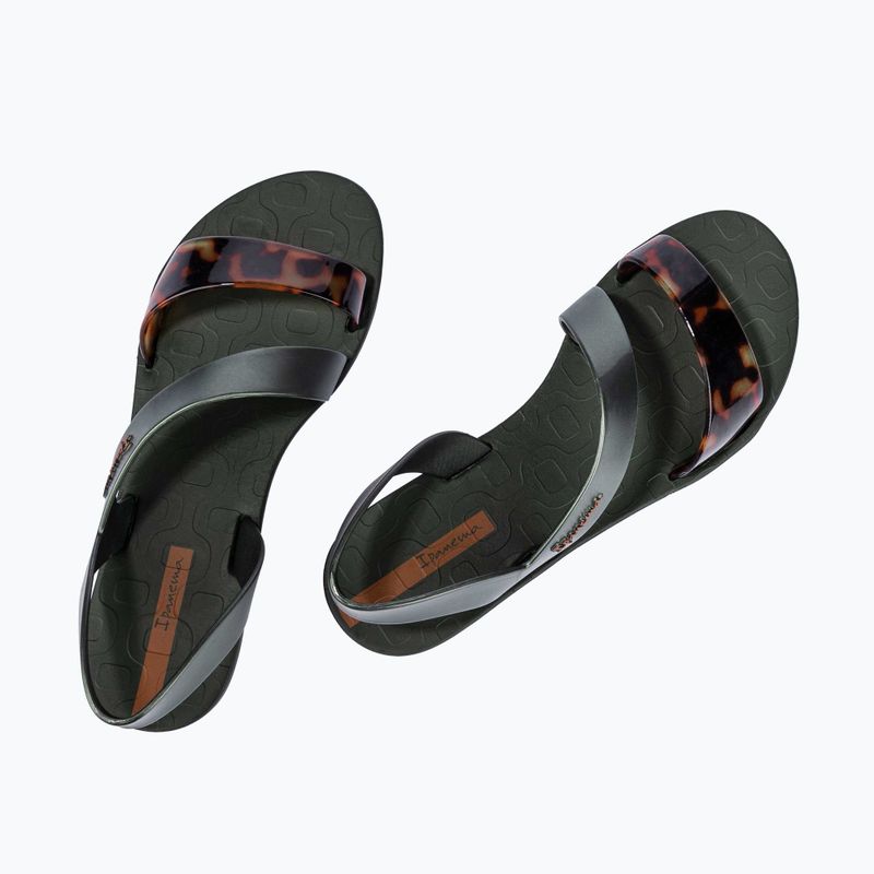 Sandale pentru femei Ipanema Vibe green/turtle/brown 3