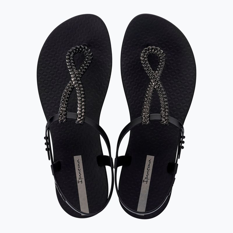Sandale pentru femei Ipanema Class Twist black/dark grey 2