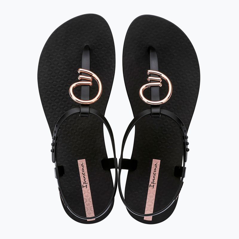 Sandale Ipanema Class Stylish negru/auriu/roz pentru femei 2