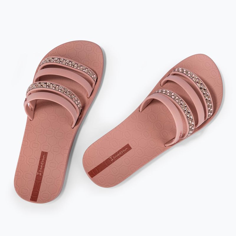 Ipanema Chic Slide roz/tile maro flip-flops pentru femei 3