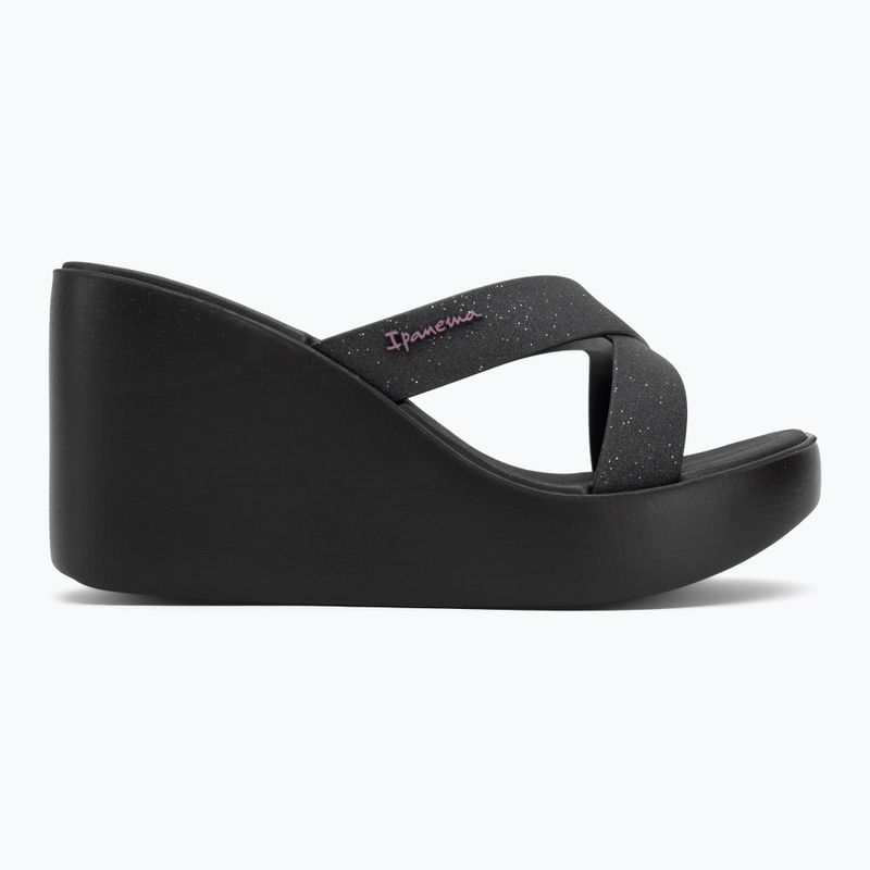 Papuci pentru femei Ipanema High Fashion II Slide black/glitter black/lilac 2