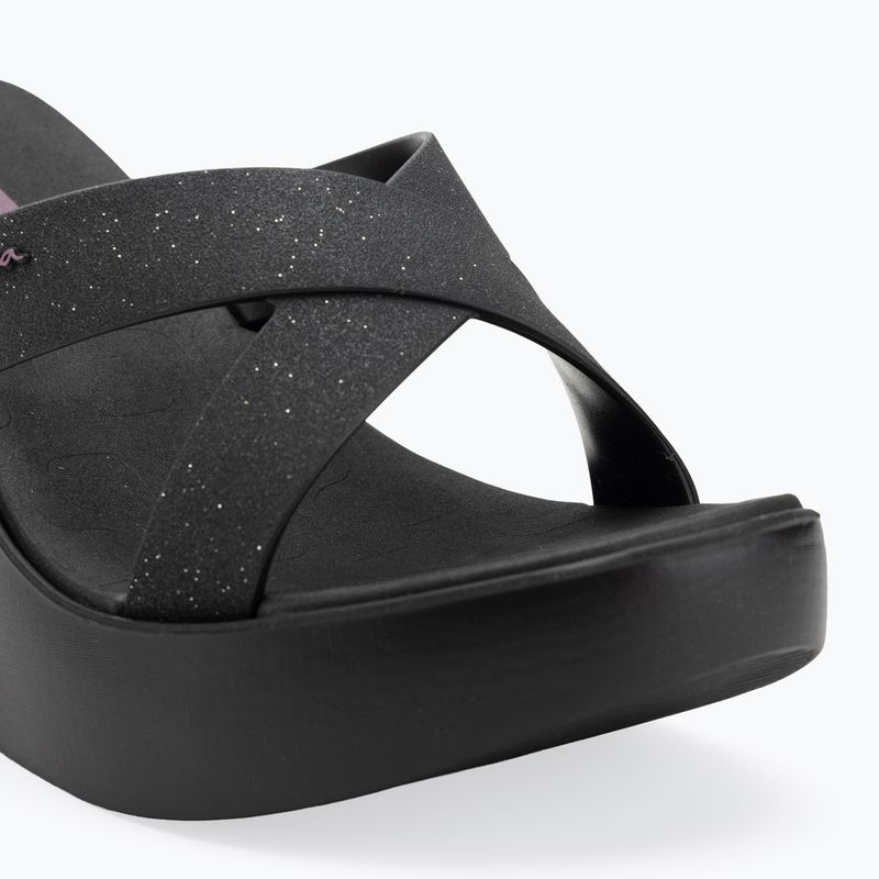Papuci pentru femei Ipanema High Fashion II Slide black/glitter black/lilac 7