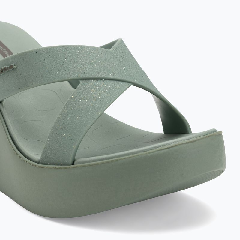 Papuci pentru femei Ipanema High Fashion II Slide green/glitter green/grey 7