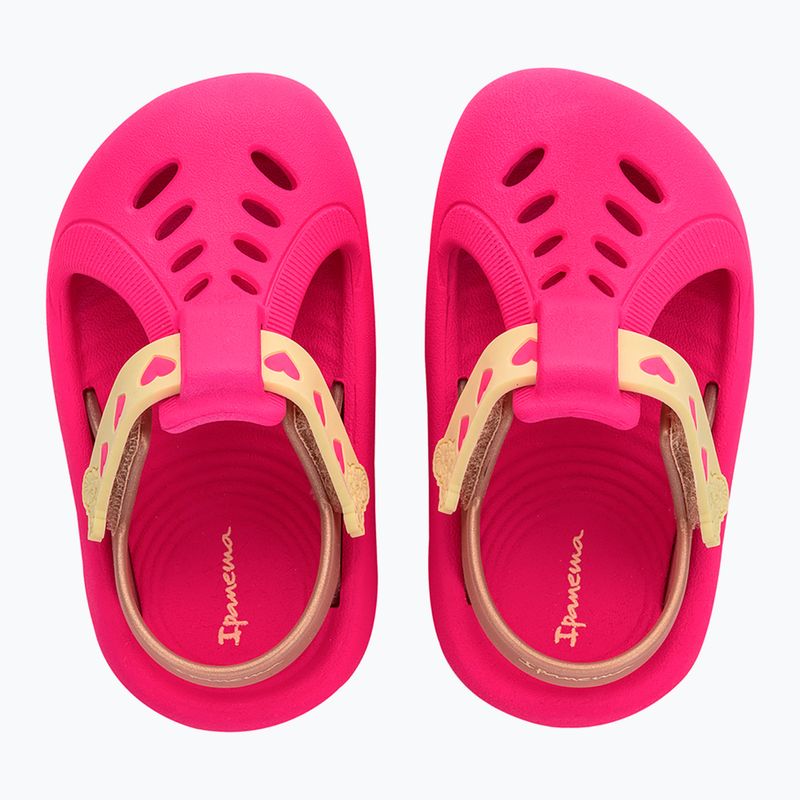 Sandale pentru copii Ipanema Little Baby pink/gold 2