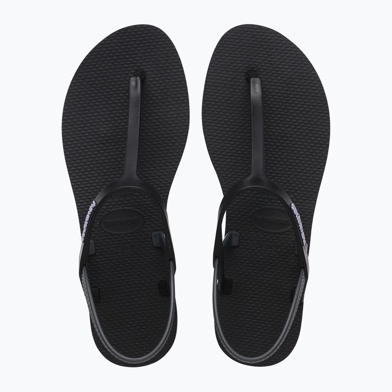 Sandale pentru femei Havaianas Paraty RJ black 3