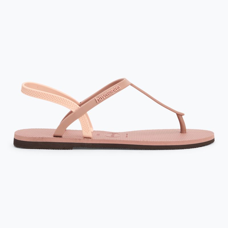 Sandale pentru femei Havaianas Paraty RJ crocus rose 2