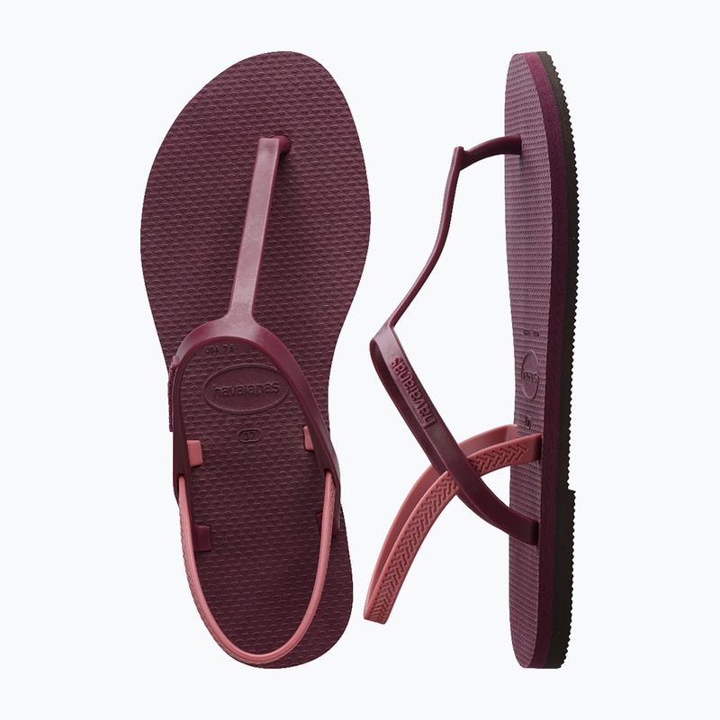 Sandale pentru femei Havaianas Paraty RJ purple soil 4