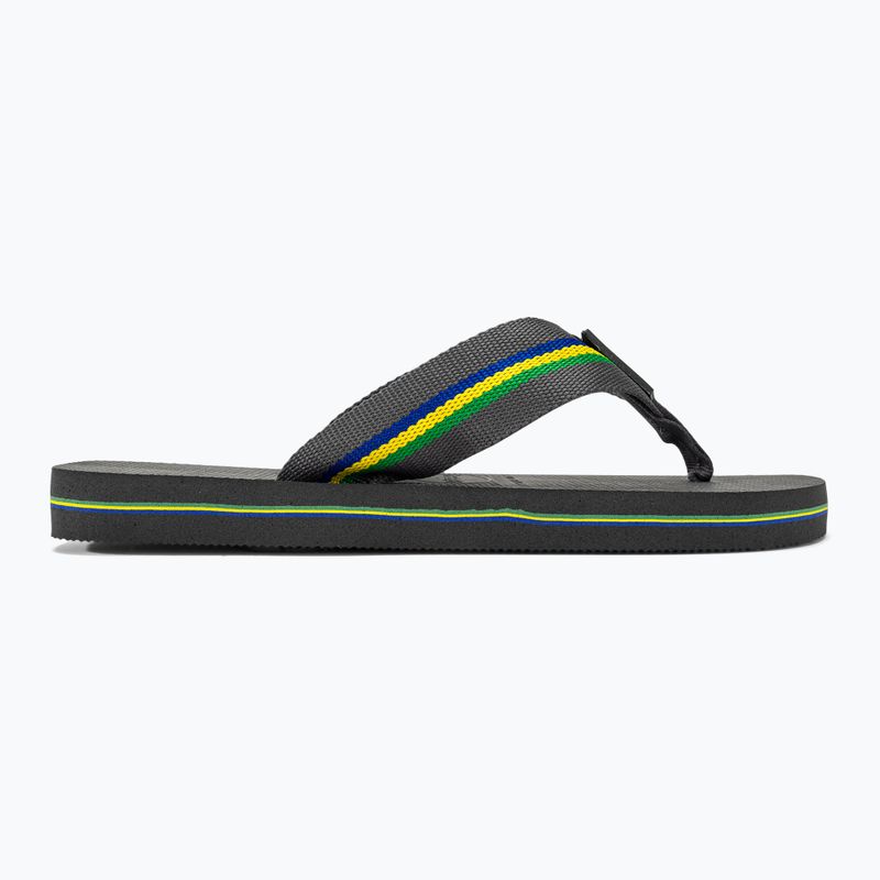 Șlapi pentru bărbați Havaianas Urban Brasil new graphite 2