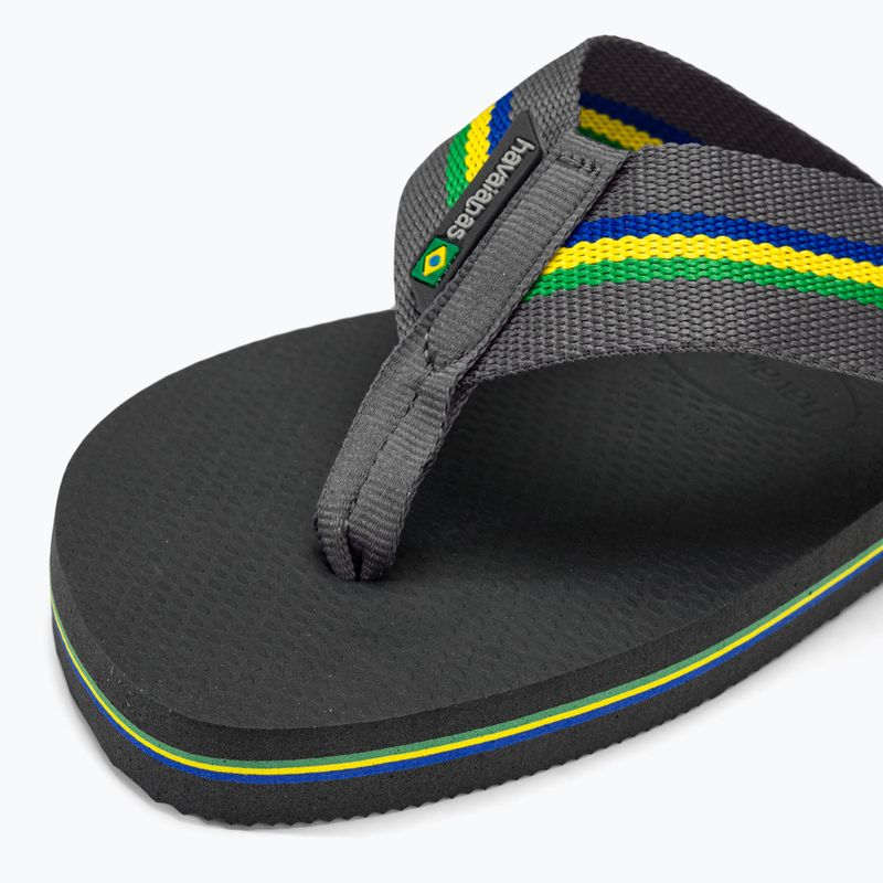 Șlapi pentru bărbați Havaianas Urban Brasil new graphite 7