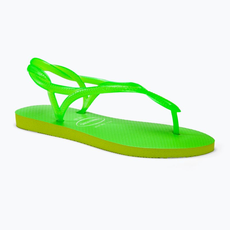 Sandale pentru femei Havaianas Luna Neon lemon green