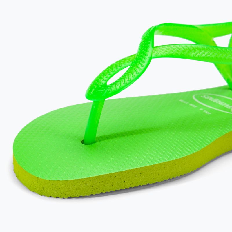 Sandale pentru femei Havaianas Luna Neon lemon green 7