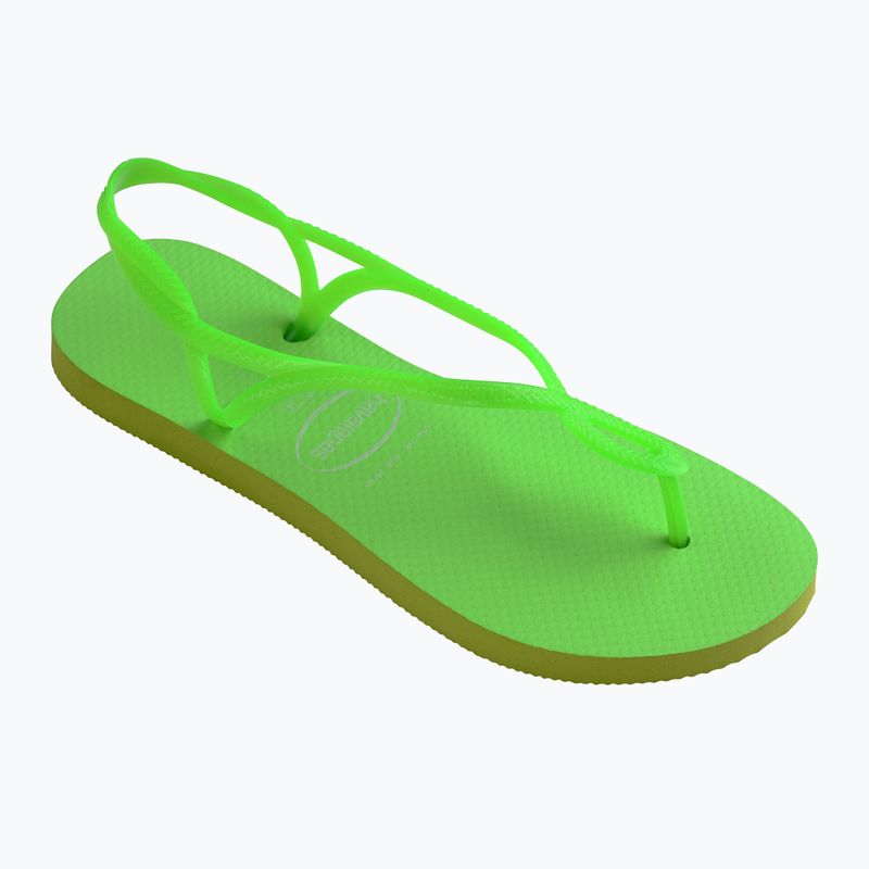 Sandale pentru femei Havaianas Luna Neon lemon green 8