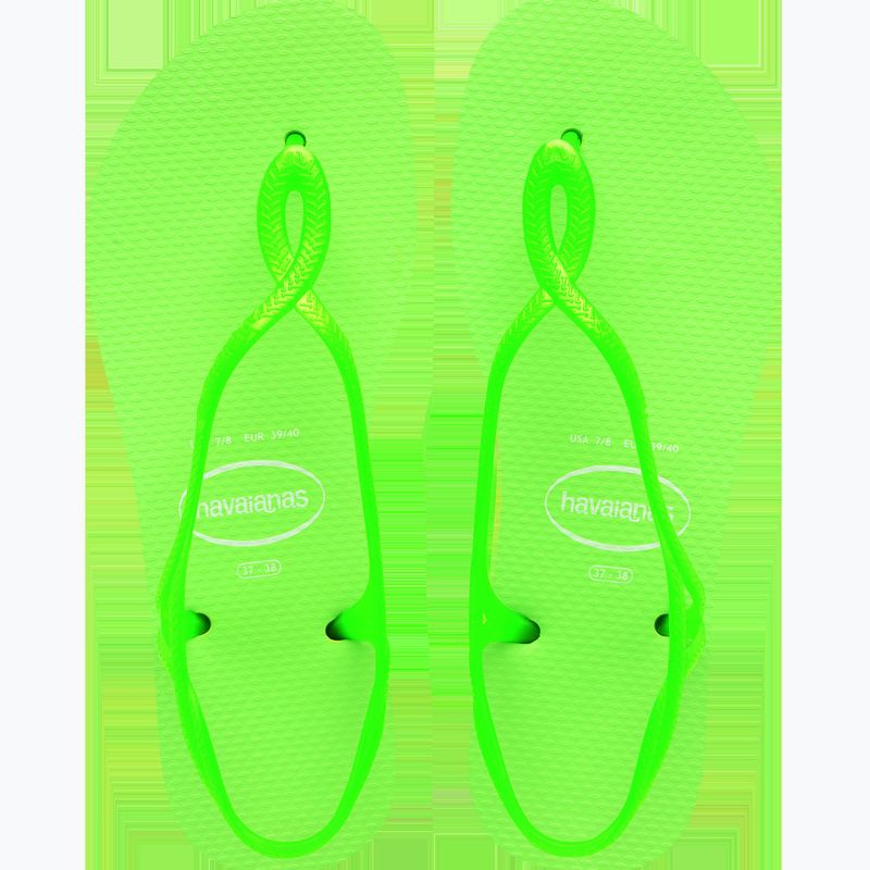 Sandale pentru femei Havaianas Luna Neon lemon green 12